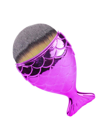 Manicure - pedicure brush purple fish tail