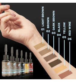 Henna antakių dažai OkO 01 Šviesiai ruda 10g