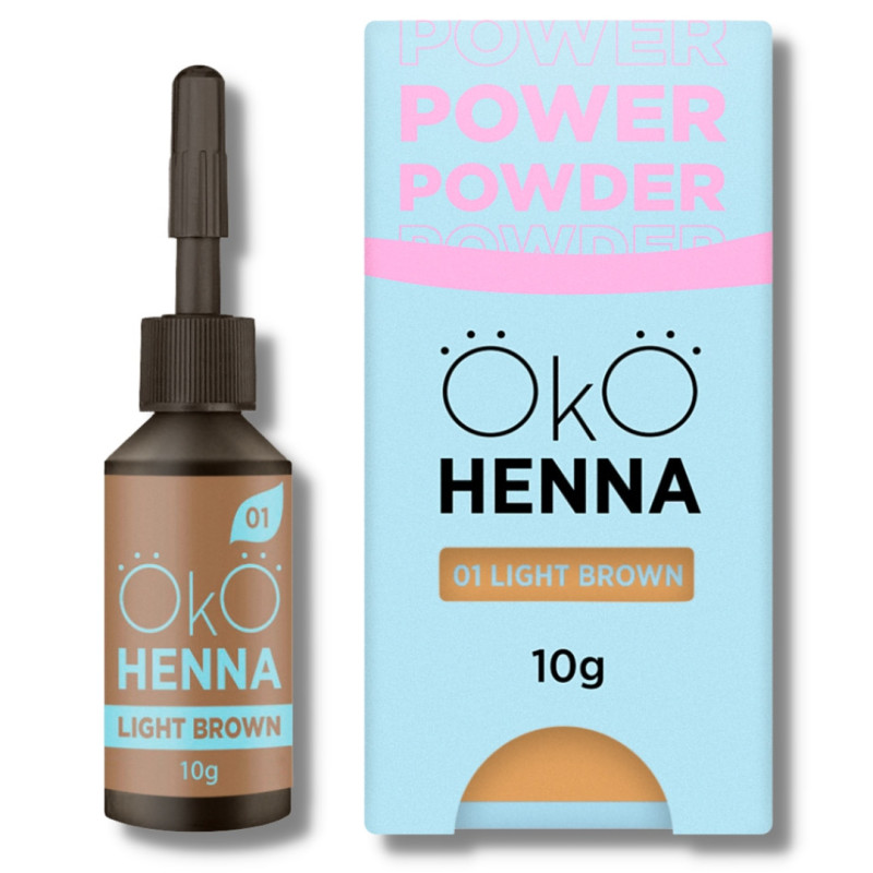 Henna antakių dažai OkO 01 Šviesiai ruda 10g