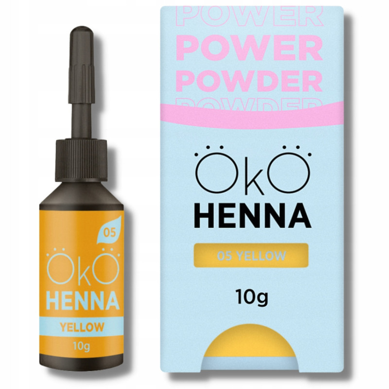 Henna antakių dažai OkO 05 geltoni 10g