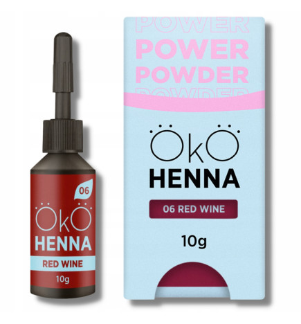 Henna antakių dažai OkO 06 raudonas vynas 10g