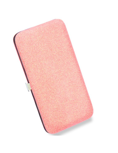 Tweezers case for 6 pieces light pink