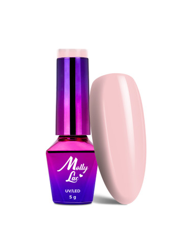 Hybrid nail polish MollyLac Skin & Make Up Blondie pink 5g Nr 304