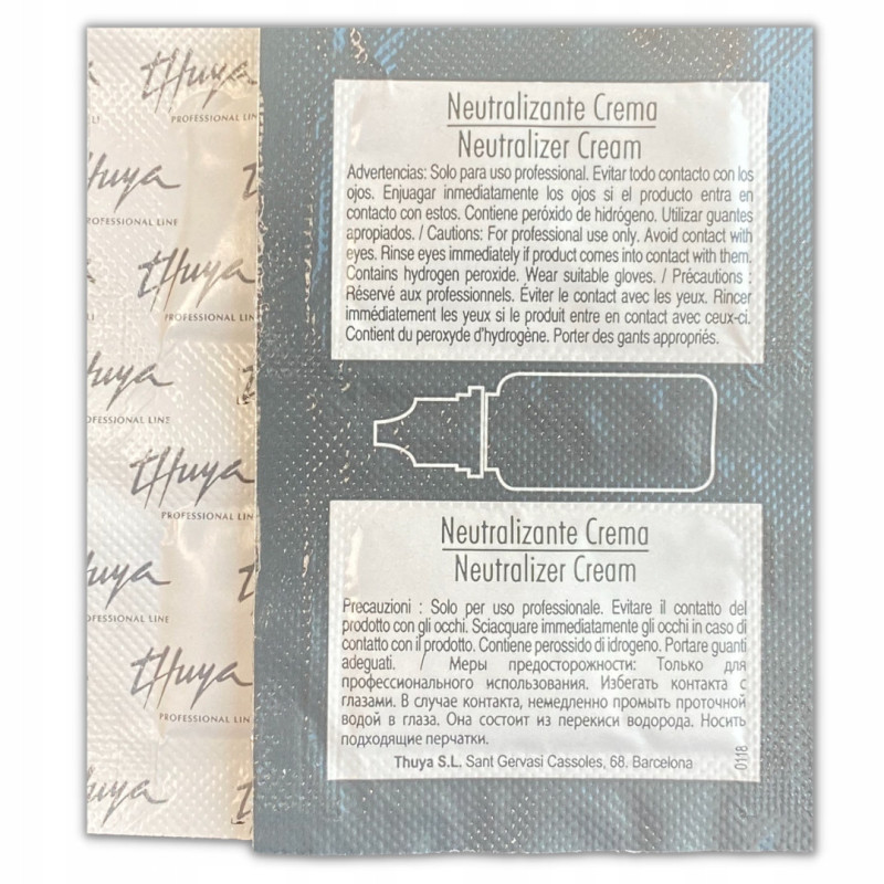 THUYA neutralizuojantis kremas blakstienoms ir antakiams 2x1ml