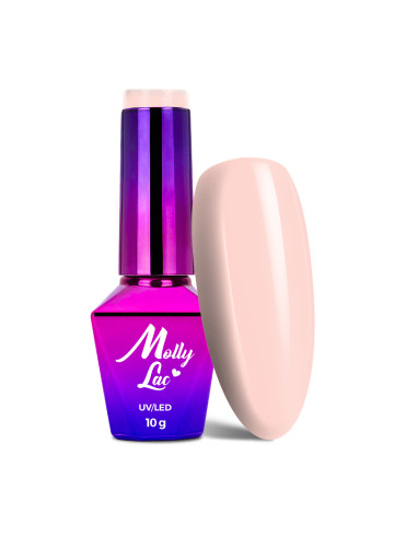 Hybrid nail polish MollyLac I'm the Nudelover Porcelain 10g Nr 521