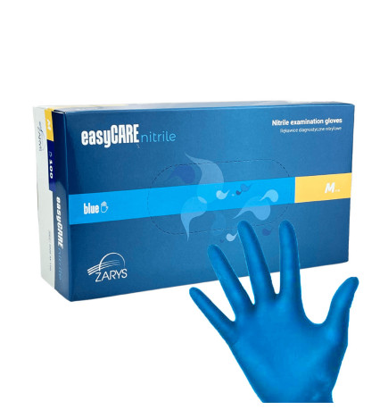Nitrilinės pirštinės Easycare be pudros, mėlynos, S 100vnt.