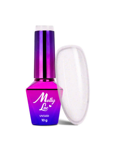 Hybrid nail polish MollyLac winter crystalize Morning light 10g Nr 220