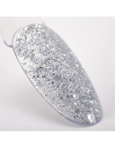 Hibridinis nagų lakas MollyLac queens of life Glam Diamond 5g Nr 34