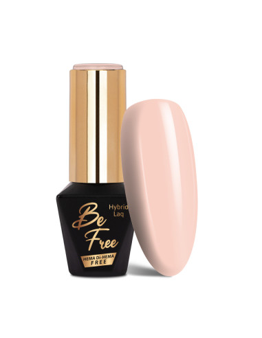 Hybrid nail polish MollyLac BeFree Elegance Breath of fresh 10g Nr 1