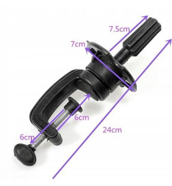 Manekeno galva kirpėjams Ilsa 60cm vario spalvos sintetiniais termo plaukais