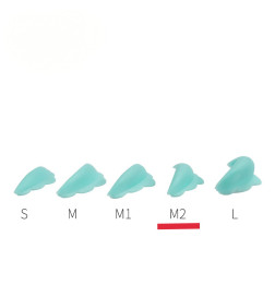 Silikoniniai padeliai blakstienų laminavimui 10 vnt 5 poros M2dydis