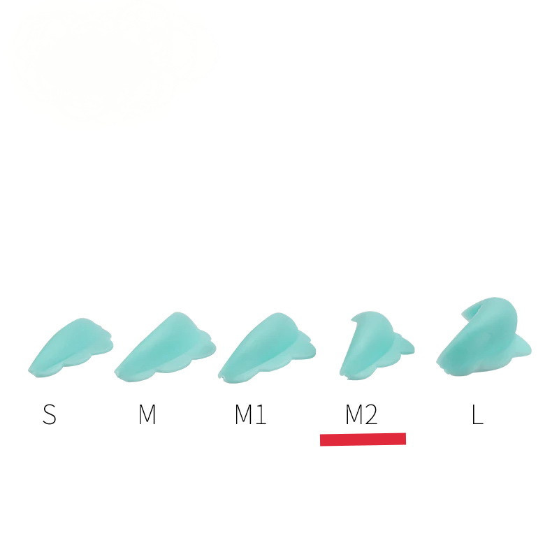 Silikoniniai padeliai blakstienų laminavimui 10 vnt 5 poros M2dydis