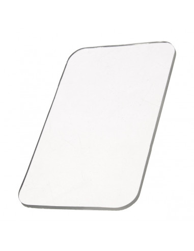 Silicone holder pad for eyelash fans clear