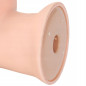 Manekeno galva kirpėjams ALINKA BROWN 60CM su aksesuarų rinkiniu