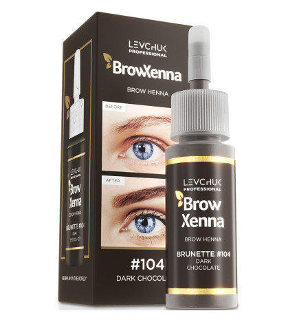 Antakių dažai Brow henna 104 dark chocolate 10ml