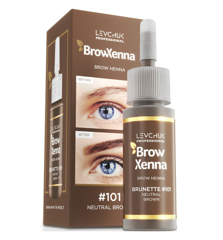 Antakių dažai Brow henna 101 neutral brown 10ml