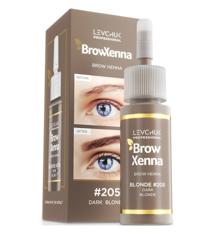 Antakių dažai Brow henna 205 dark blonde 10ml
