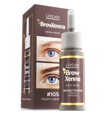Antakių dažai Brow henna 105 frosty chestnut 10ml