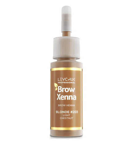 Antakių dažai Brow henna 203 light chestnut 10ml