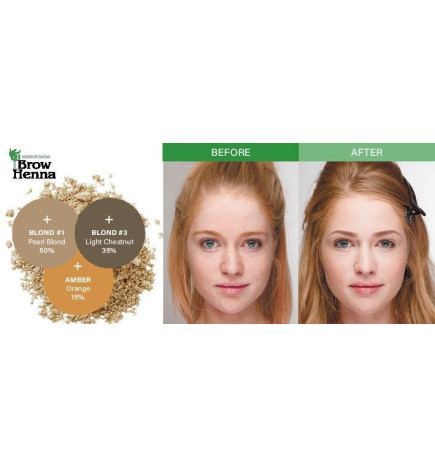 Antakių dažai Brow henna 210 amber concentrate 10ml