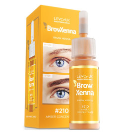 Antakių dažai Brow henna 210 amber concentrate 10ml