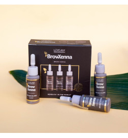Antakių dažai Brow henna rinkinys brunetėms 3x10ml