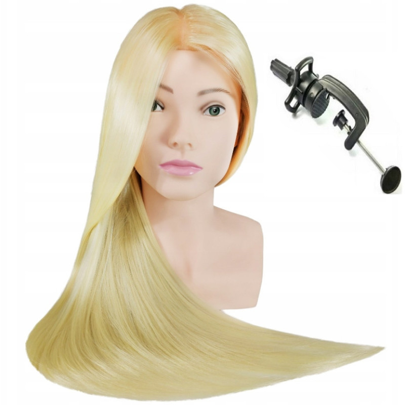 Manekeno galva kirpėjams ULA BLOND 70CM su pečiais