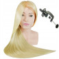 Manekeno galva kirpėjams ULA BLOND 70CM su pečiais