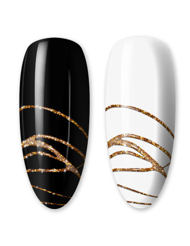 Decoration gel for nails Mollylac Flashing...