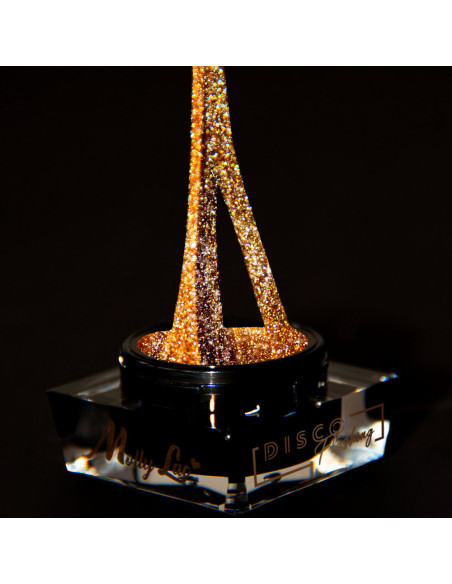 Decoration gel for nails Mollylac Flashing Glittery 3g