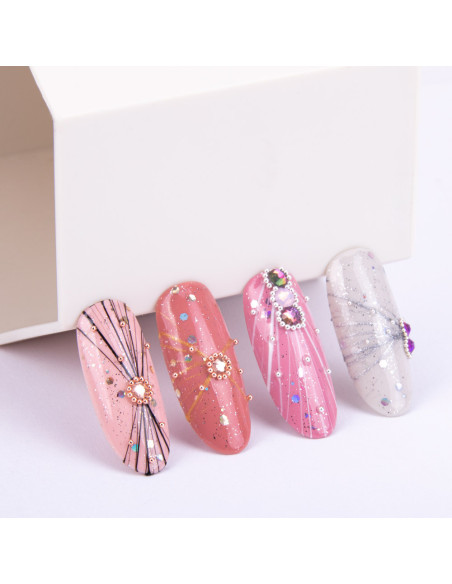 Decoration gel for nails Mollylac Flashing Glittery 3g