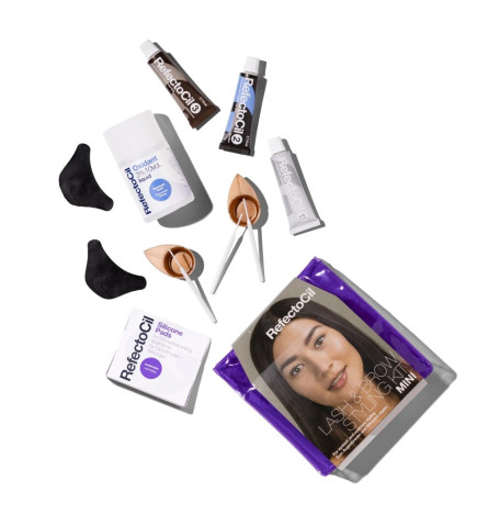 Antakių ir blakstienų dažymo rinkinys RefectoCil mini lash & brow styling kit
