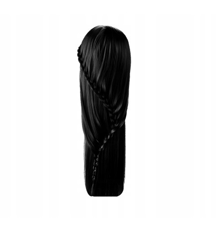 Manekeno galva kirpėjams IZA BLACK 60CM