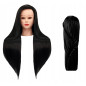 Manekeno galva kirpėjams IZA BLACK 60CM