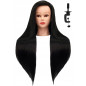 Manekeno galva kirpėjams IZA BLACK 60CM