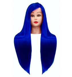 Manekeno galva kirpėjams IZA BLUE 60CM