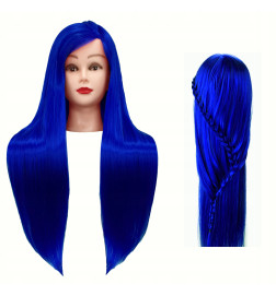 Manekeno galva kirpėjams IZA BLUE 60CM
