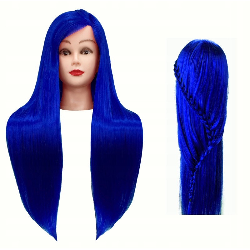 Manekeno galva kirpėjams IZA BLUE 60CM