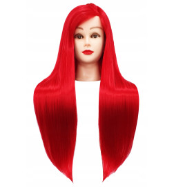 Manekeno galva kirpėjams IZA RED 60CM