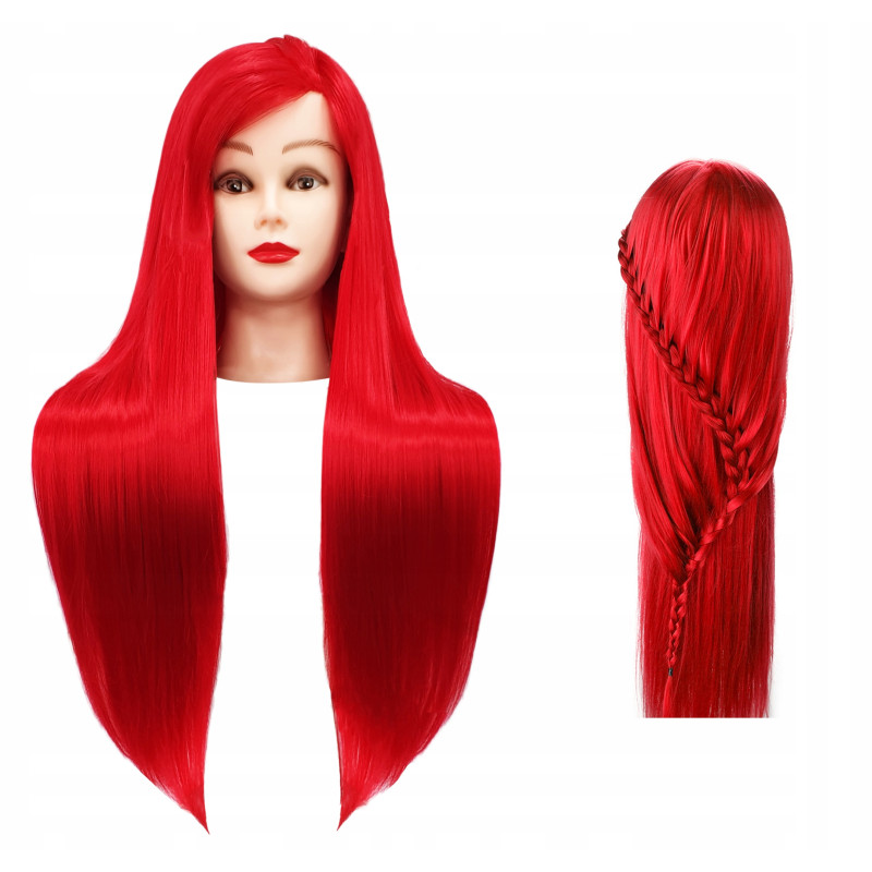 Manekeno galva kirpėjams IZA RED 80CM