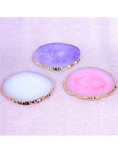 Nail art and small jewelry display palette purple