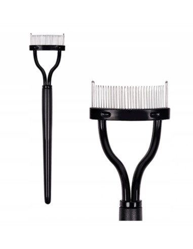 Eyelashes separation comb black 1 pcs.