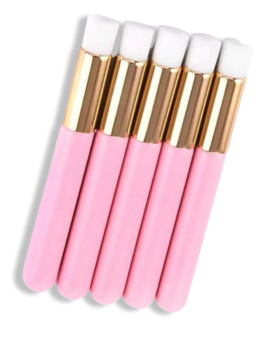 Eyelashes/ eyebrows cleaning brush- light pink