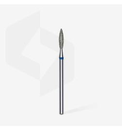 Staleks Deimantinis frezos antgalis liepsnelė, mėlynas EXPERT 2.3/10 mm