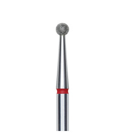 Staleks
Deimantinis apvalus frezos antgalis, raudonas EXPERT 2.5 mm