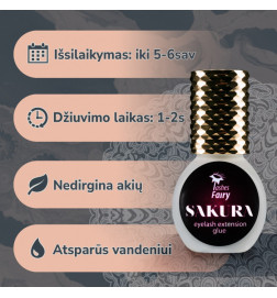 Lashes Fairy
3
Sakura klijai 5 g