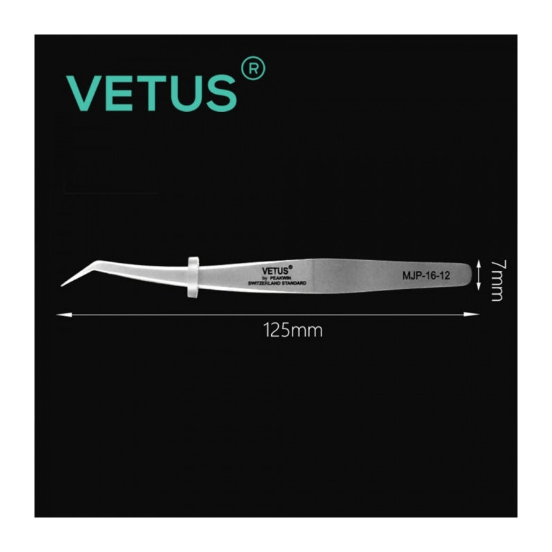 VETUS MJP-16-12 lenktas pincetas VETUS MJP-16-12 lenktas pincetas