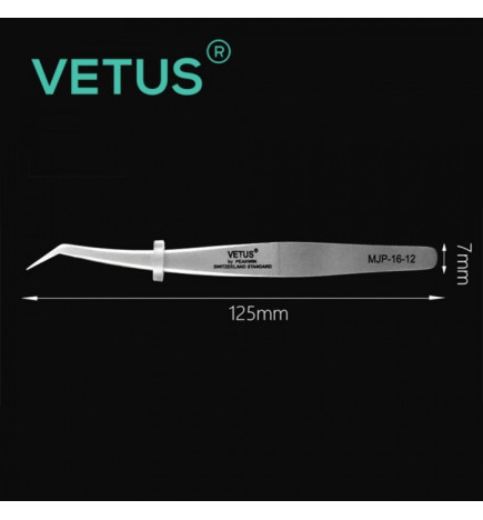 VETUS
MJP-16-12 lenktas pincetas