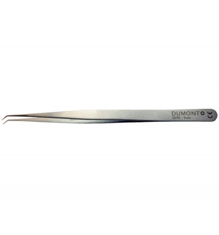 DUMONT SS45 lenktas pincetas