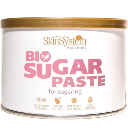 SKIN SYSTEM Cukraus pasta depiliacijai Bio Sugar Soft 400 ml